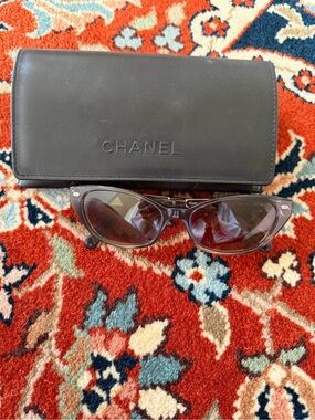 CHANEL 5438Q - brown cat eye sunglasses
